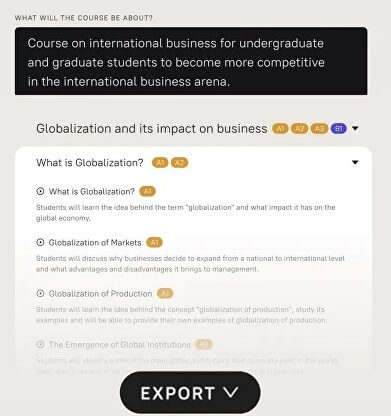 CourseFactory Export Course