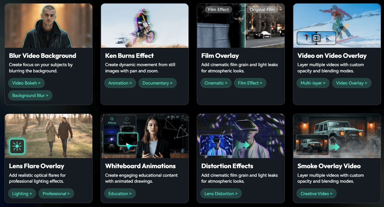 Filmora Effects Library