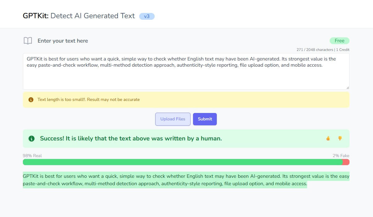 GPTKit sample 5 formal explanatory style
