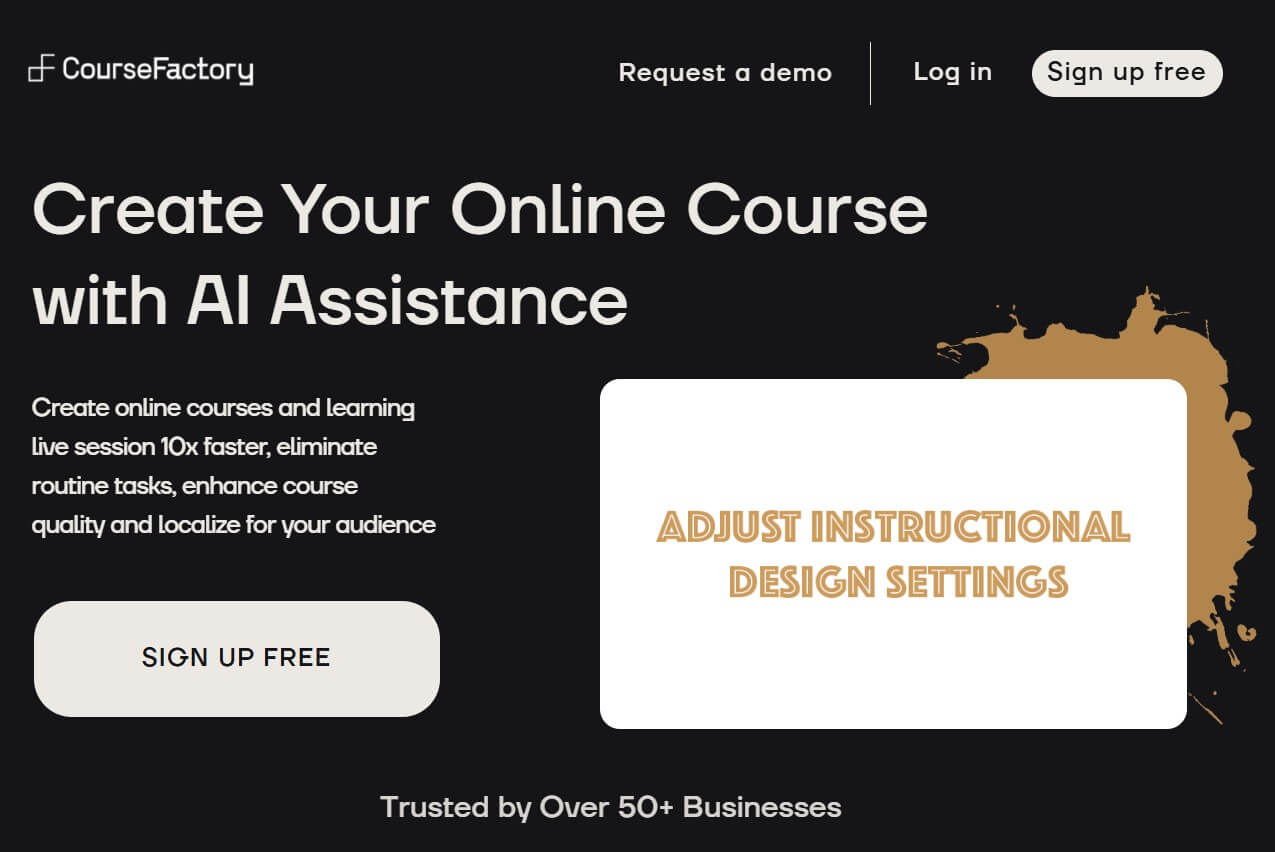 CourseFactory Homepage