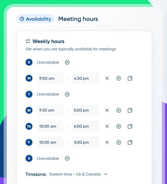 Calendly add availability