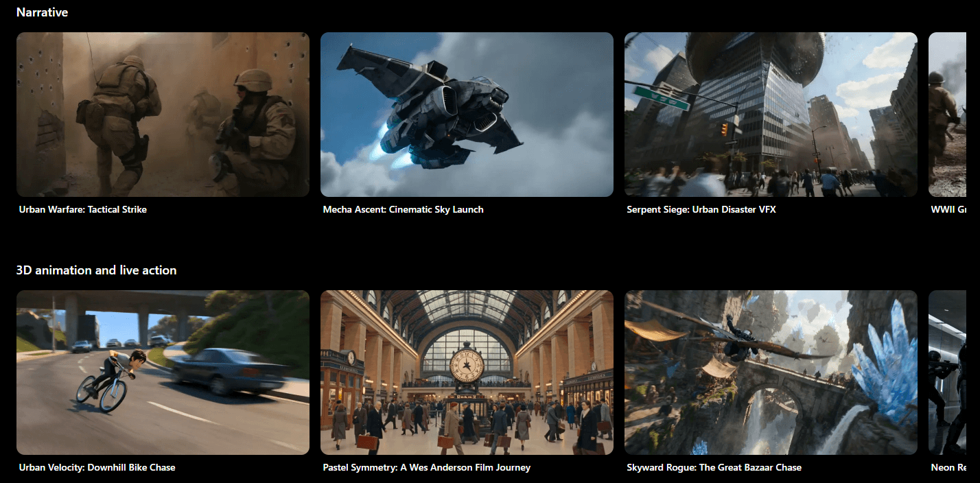 Topview.ai Film and Narrative Video Templates