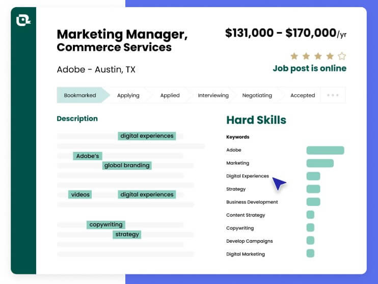 Teal job insights