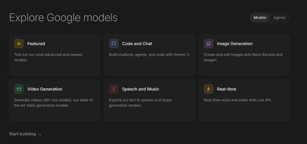 Google AI Studio workspace
