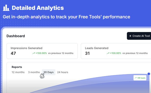 Toolpad detailed analytics