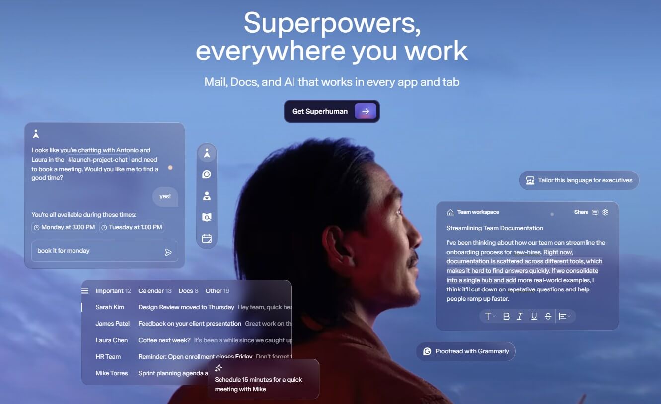 Superhuman AI productivity suite