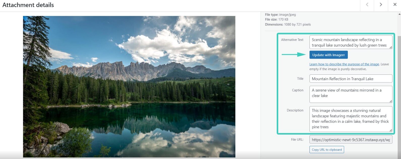 Imagerr AI sample output 2