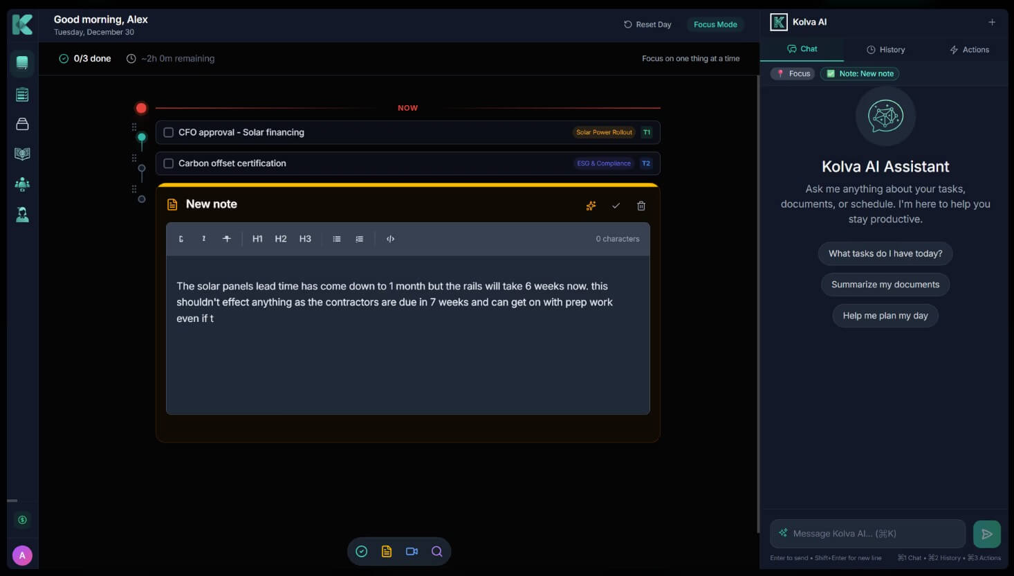 Kolva AI Assistant