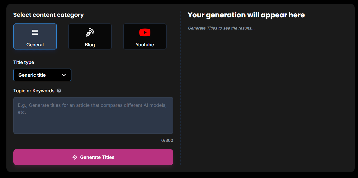Netus AI Headline Generator