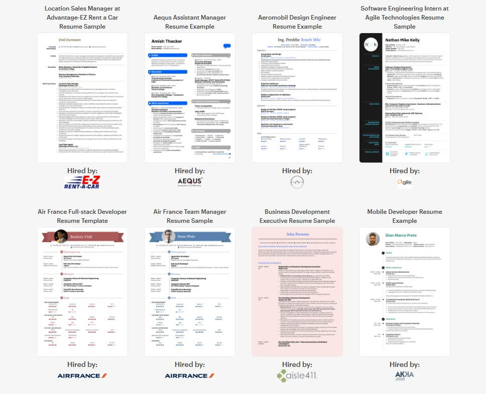 Kickresume resume examples 2