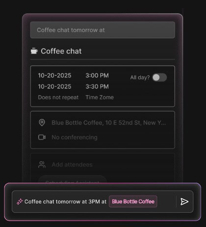 Vimcal Intelligent Scheduling