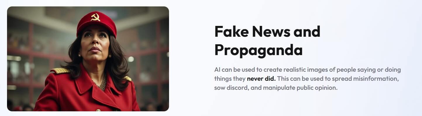 WasItAI fake news image risk example