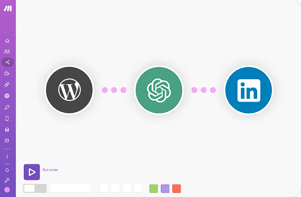 Make visual automation workflow interface
