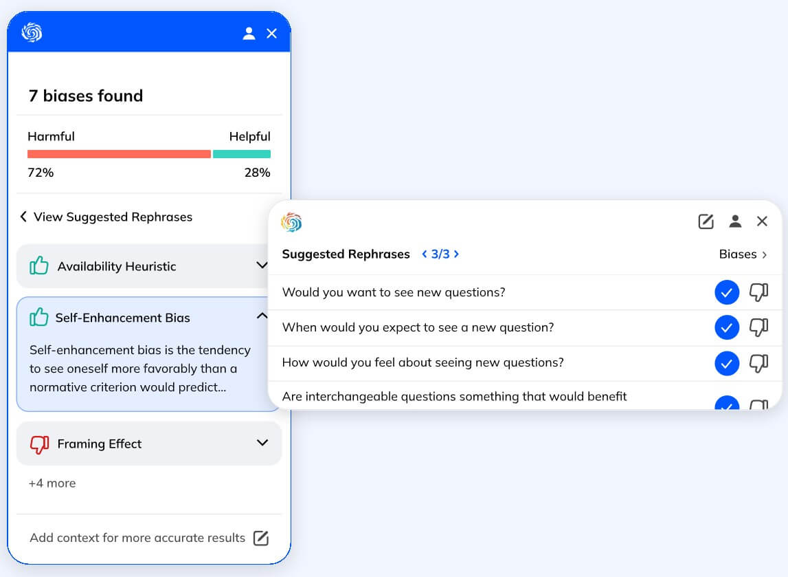 CogBias AI bias detection and review workflow